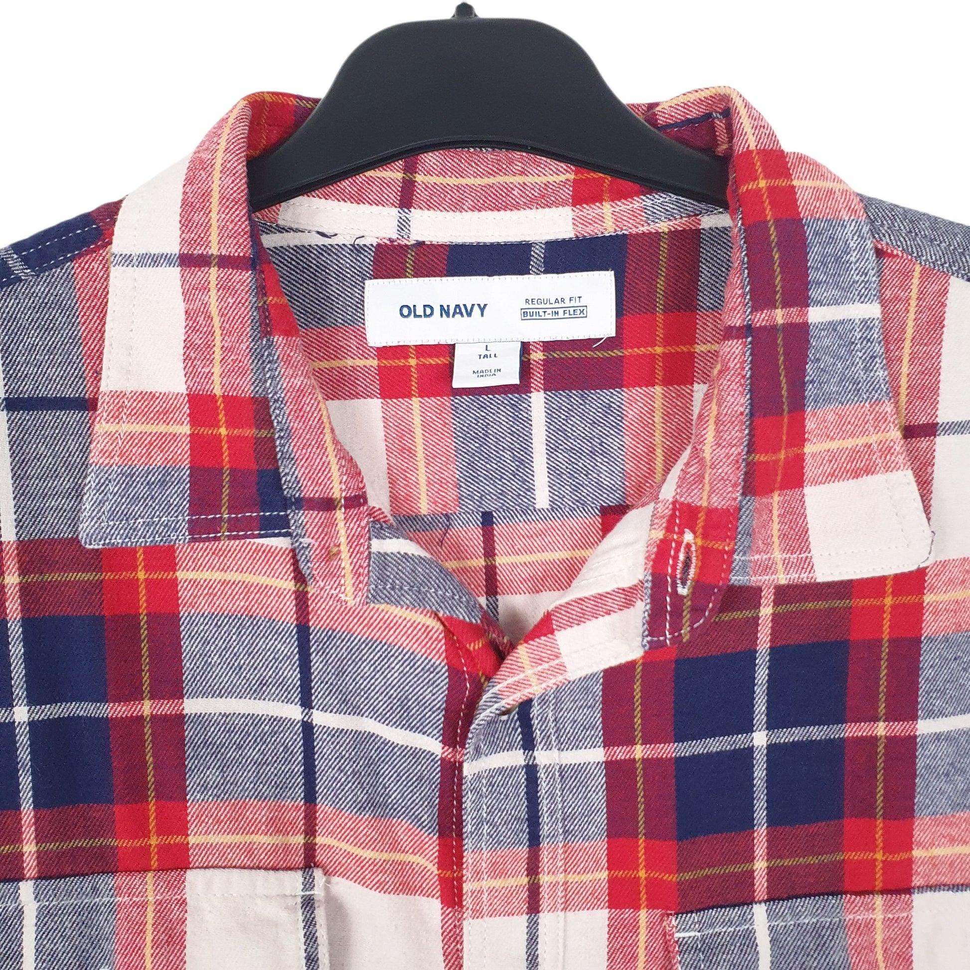 Mens Blue Old Navy Flannel  Shirt