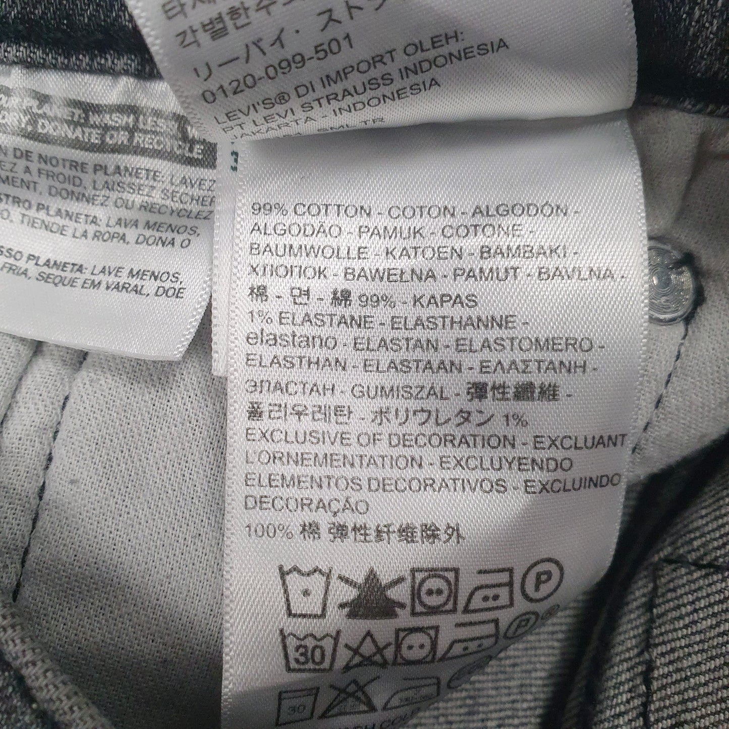 Mens Grey Levis   Jeans