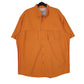 Mens Orange L.L.Bean Walking Hiking Short Sleeve Shirt
