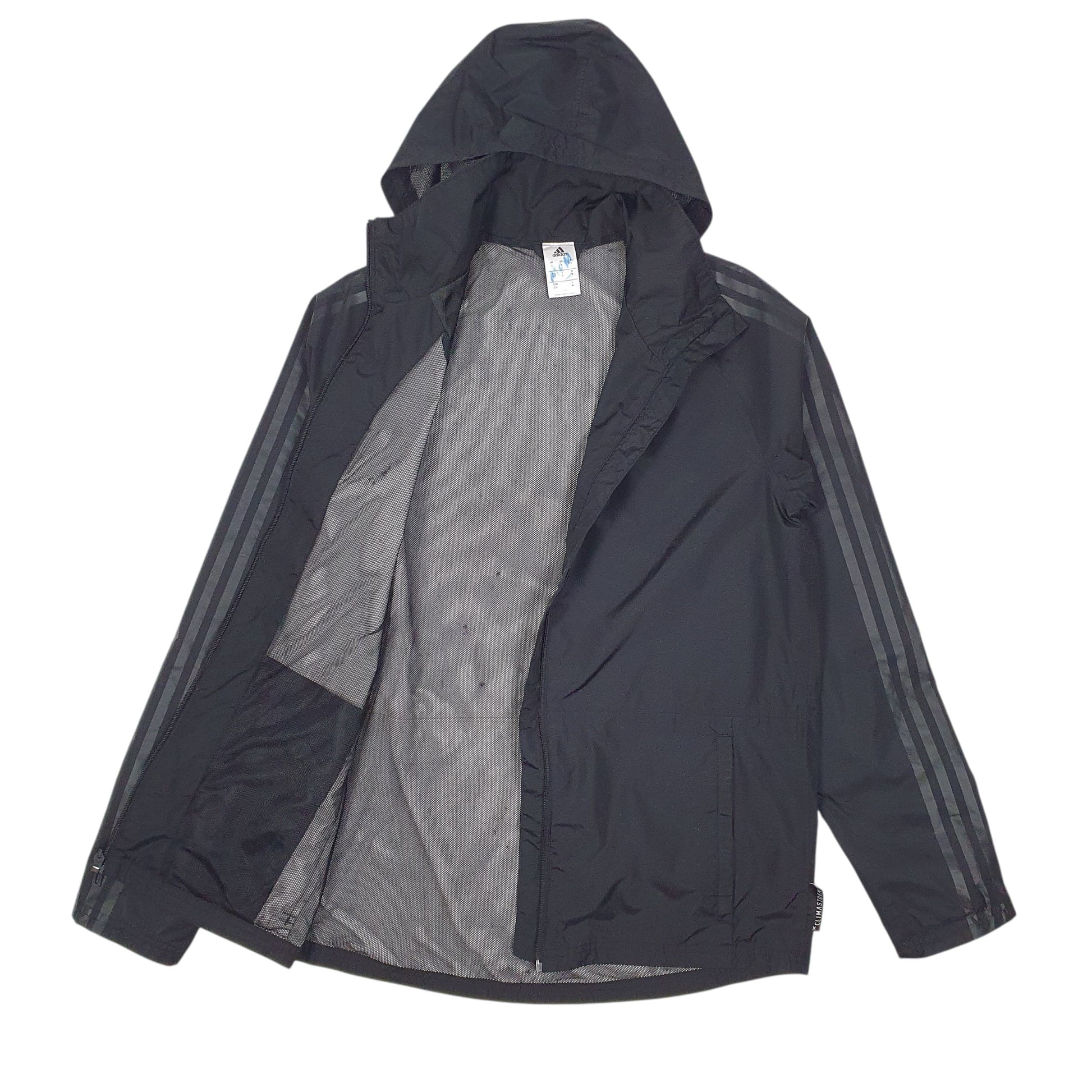 Mens Black Adidas   Coat
