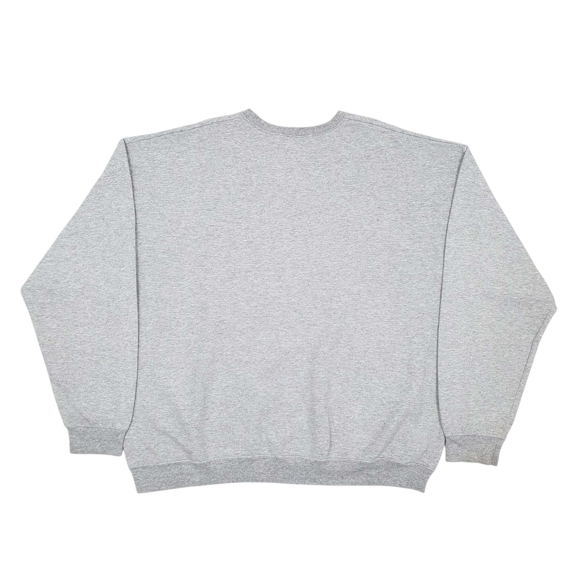 Mens Grey Champion Spellout Crewneck Jumper