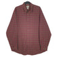 Mens Burgundy L.L.Bean  Long Sleeve Shirt