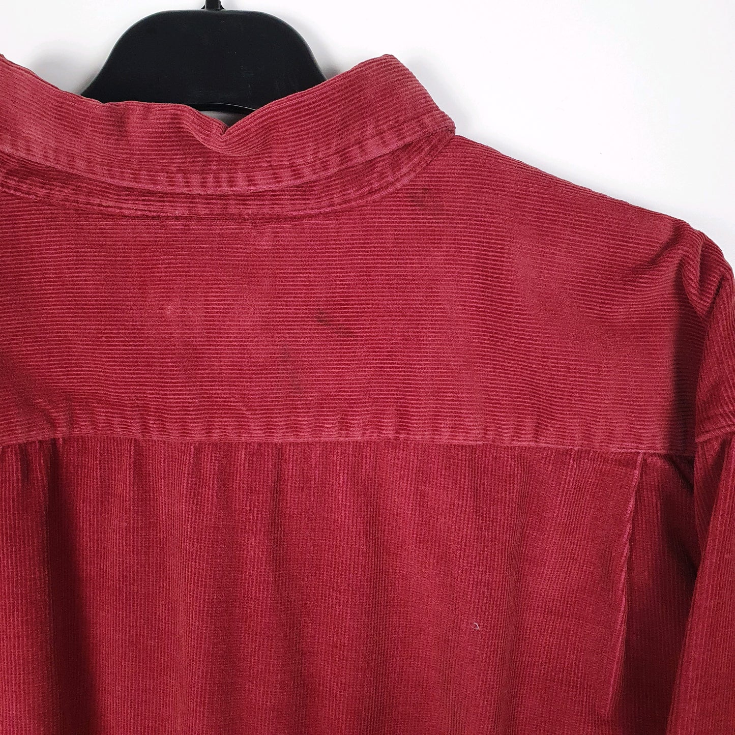 Mens Red Merona Corduroy  Shirt