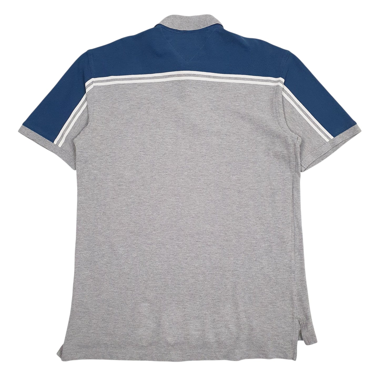 Mens Grey Tommy Hilfiger  Hoodie Polo Shirt