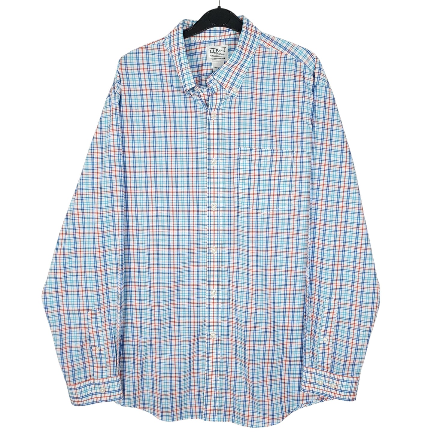 Mens Blue L.L.Bean  Long Sleeve Shirt