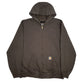Mens Green Carhartt  Full Zip Jumper