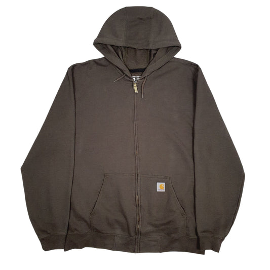 Mens Green Carhartt  Full Zip Jumper
