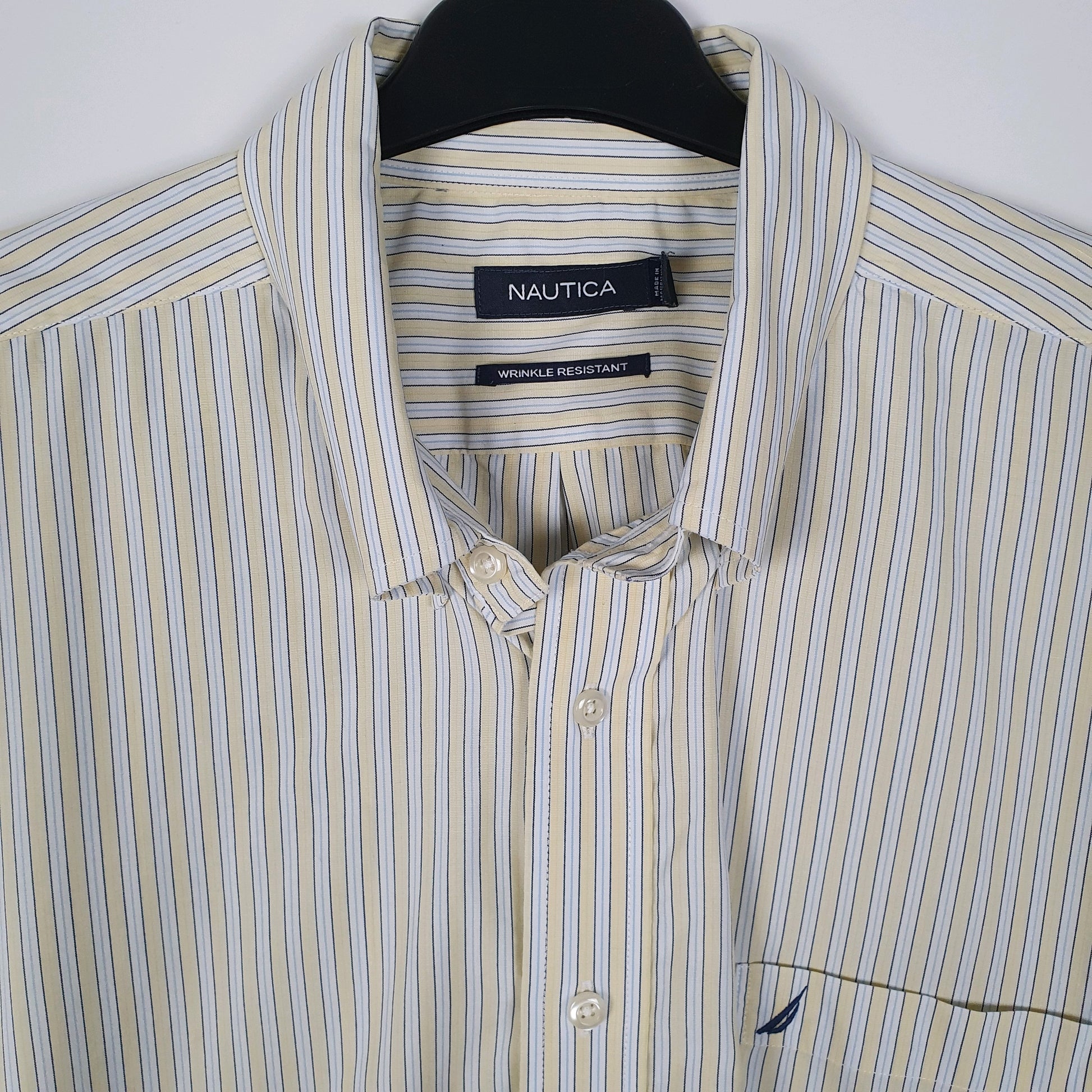 Mens Yellow Nautica   Shirt