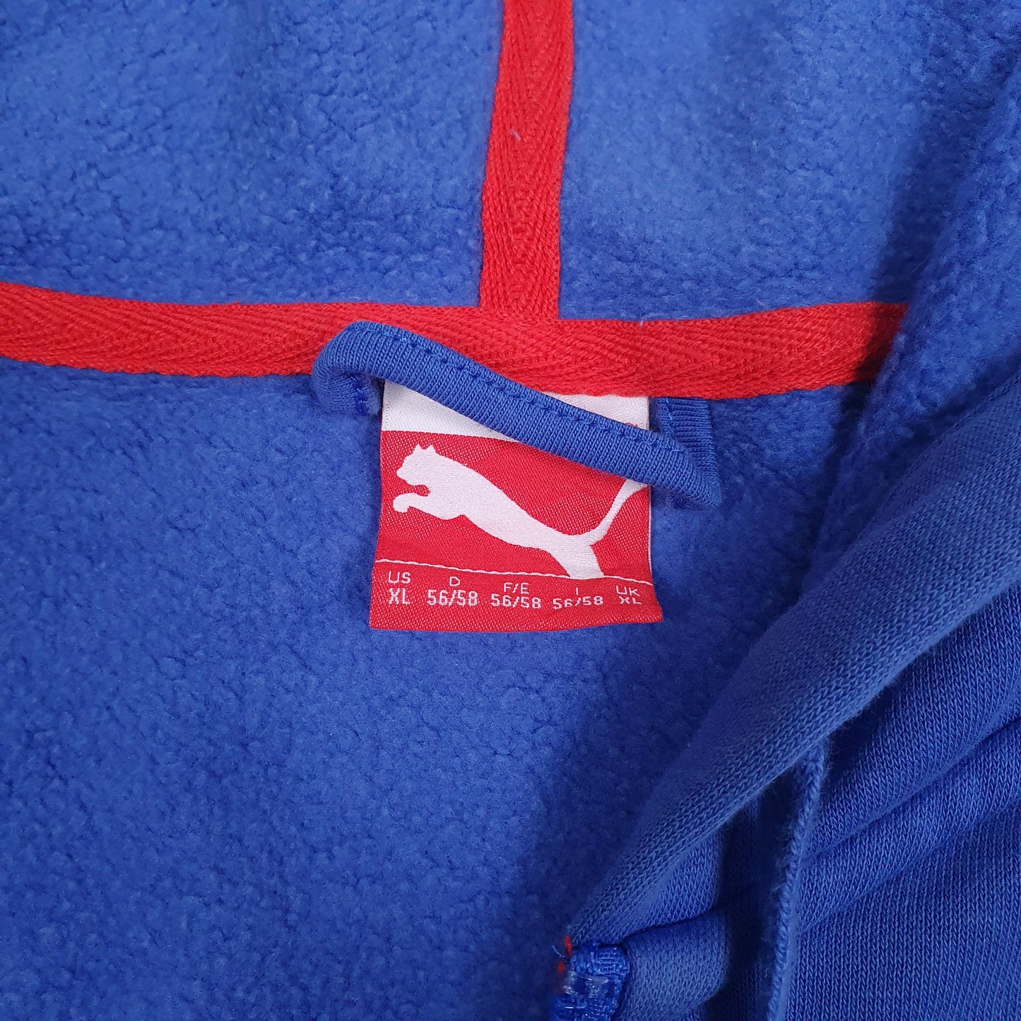 Mens Purple Puma  Full Zip Jumper