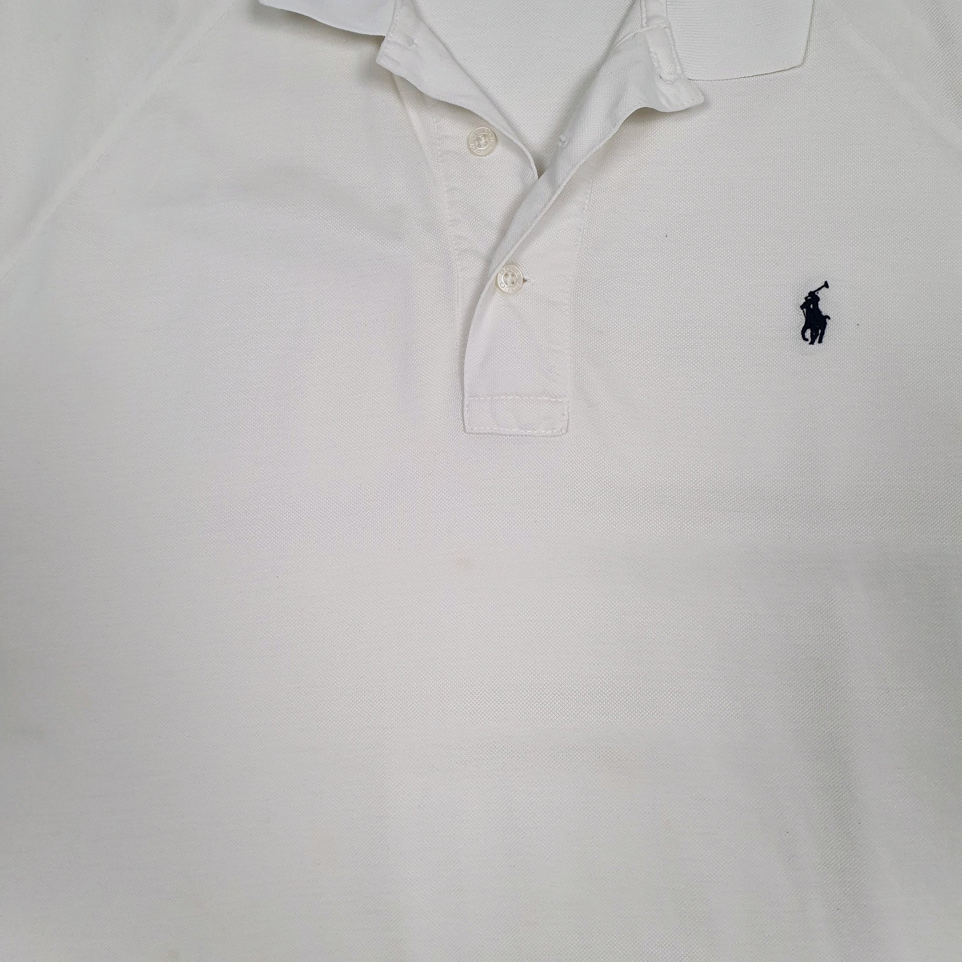 Mens White Polo Ralph Lauren Golf  Polo Shirt