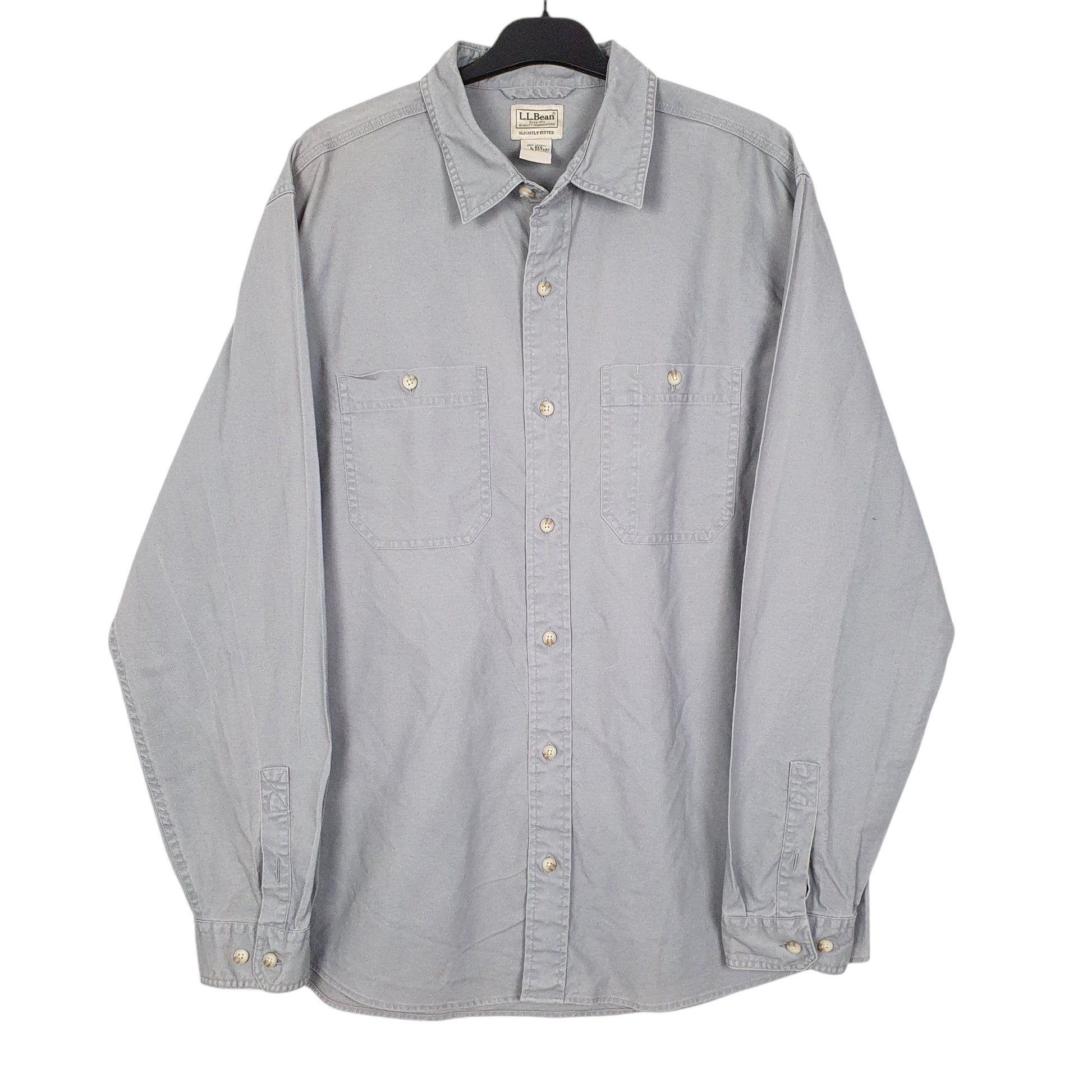 Mens Grey L.L.Bean  Long Sleeve Shirt