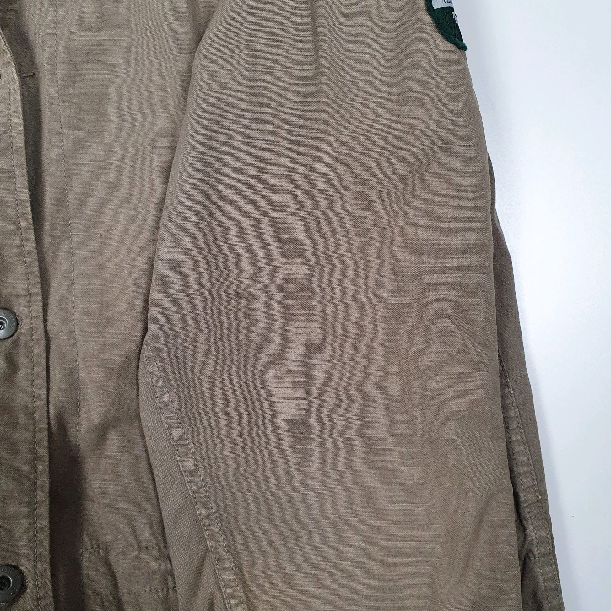 Mens Brown Paul Smith Military Parka Jeans  Coat