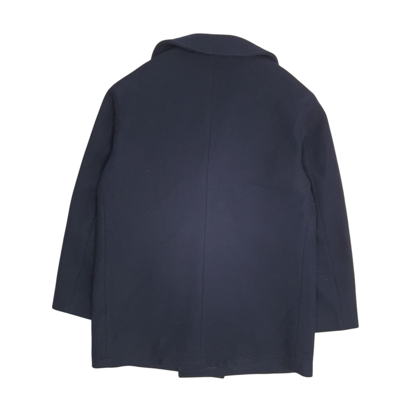 Mens Navy Grand Largue Overcoat Trench Double Breasted  Coat