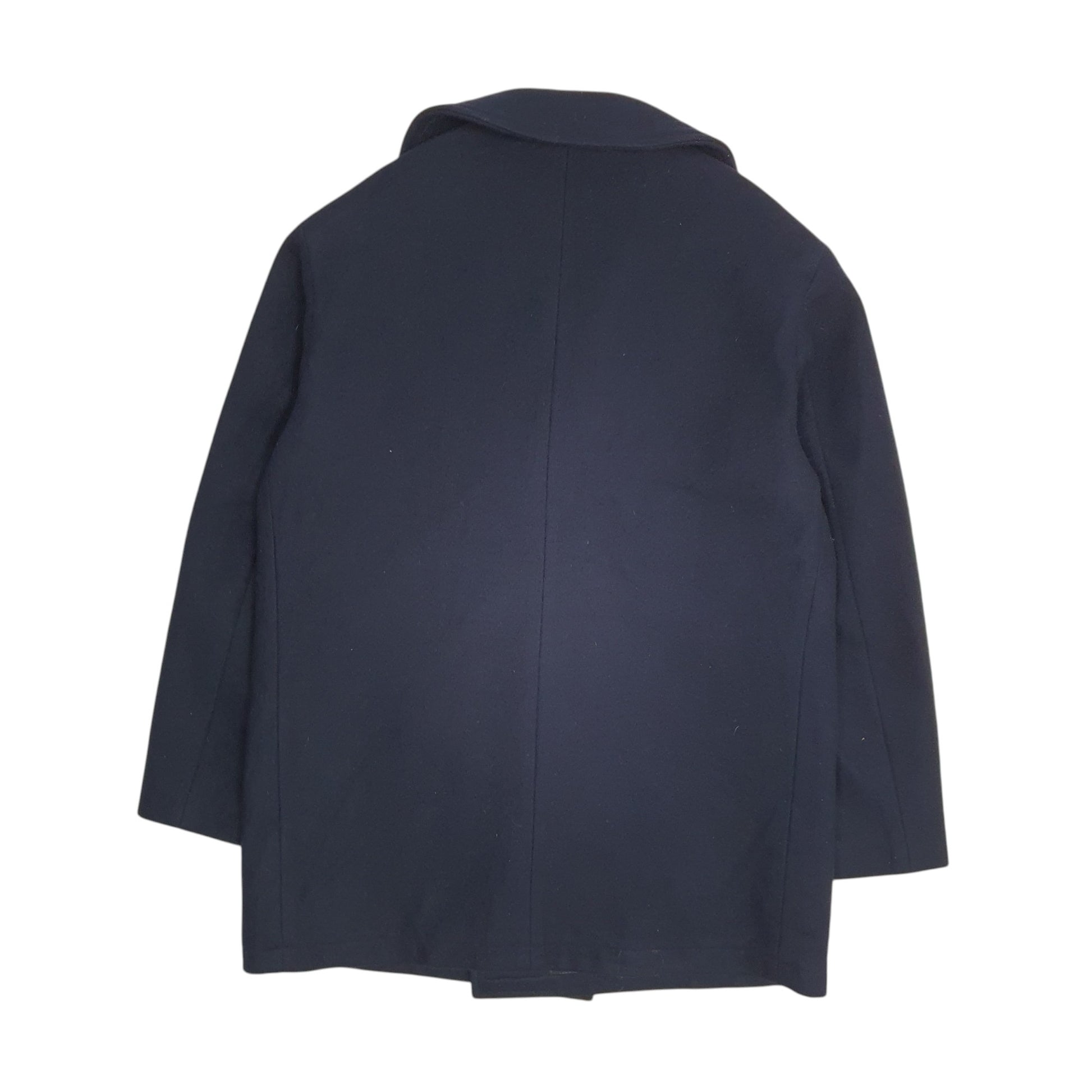 Mens Navy Grand Largue Overcoat Trench Double Breasted  Coat