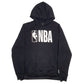 Mens Black NBA Spellout Hoodie Jumper