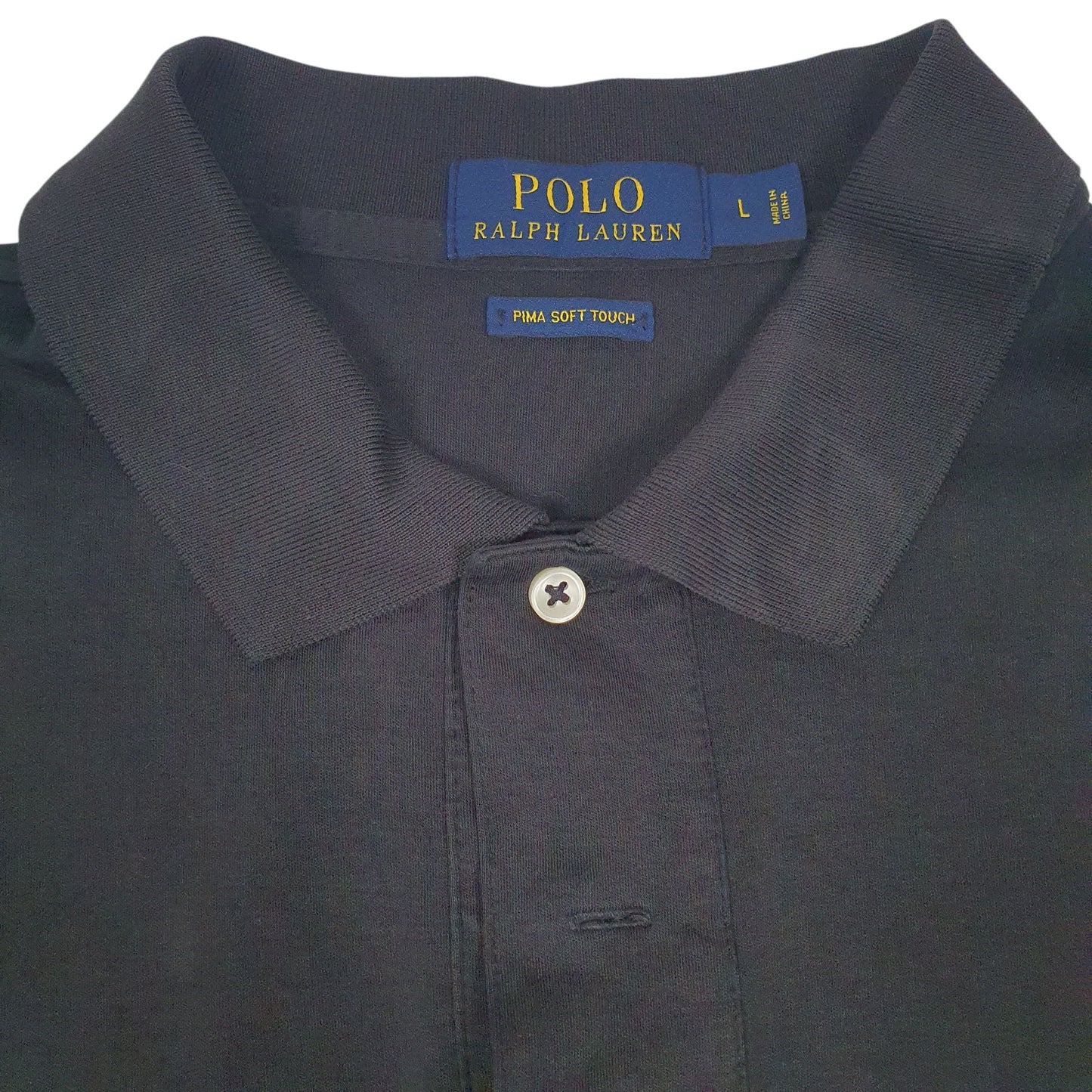 Mens Black Polo Ralph Lauren   Polo Shirt
