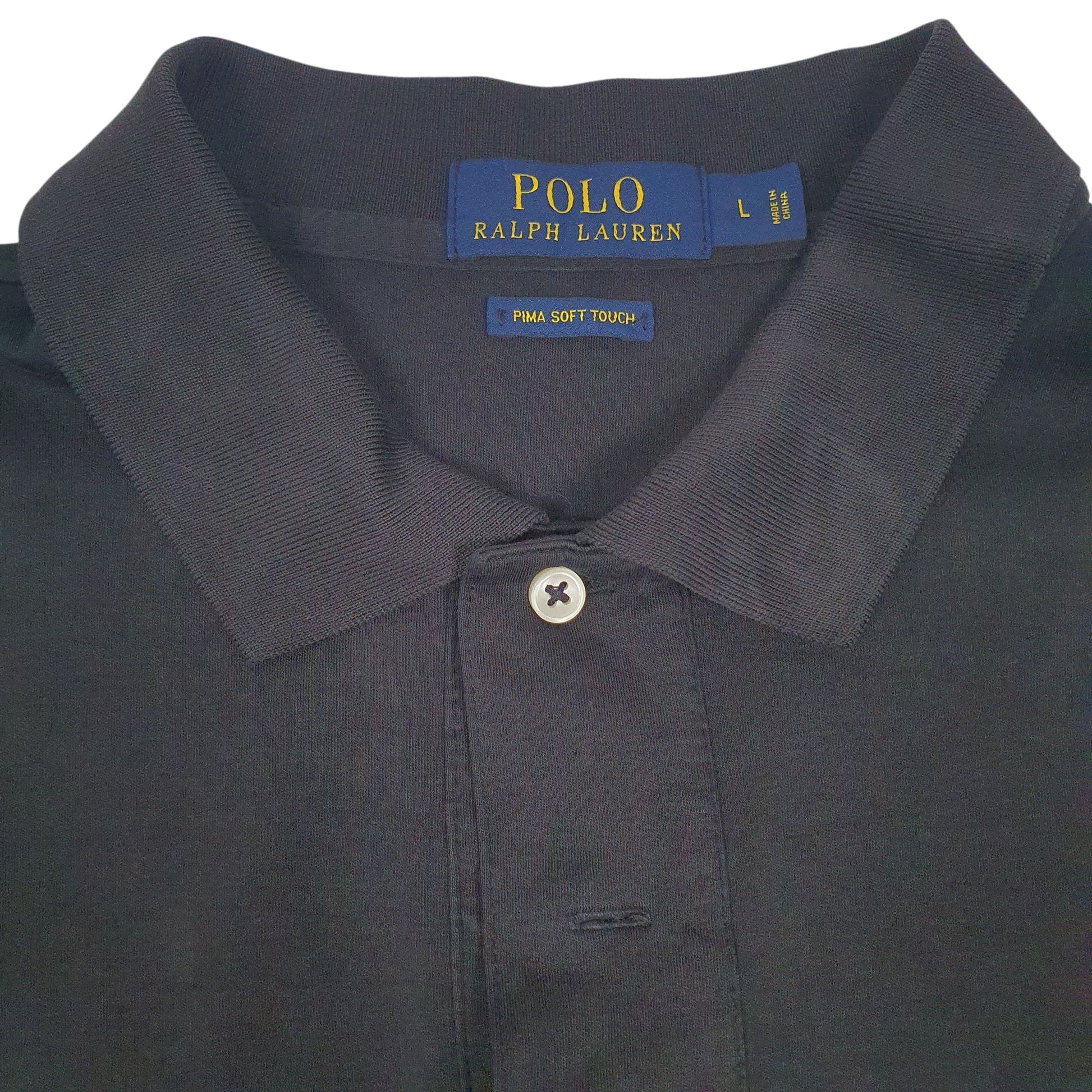 Mens Black Polo Ralph Lauren   Polo Shirt