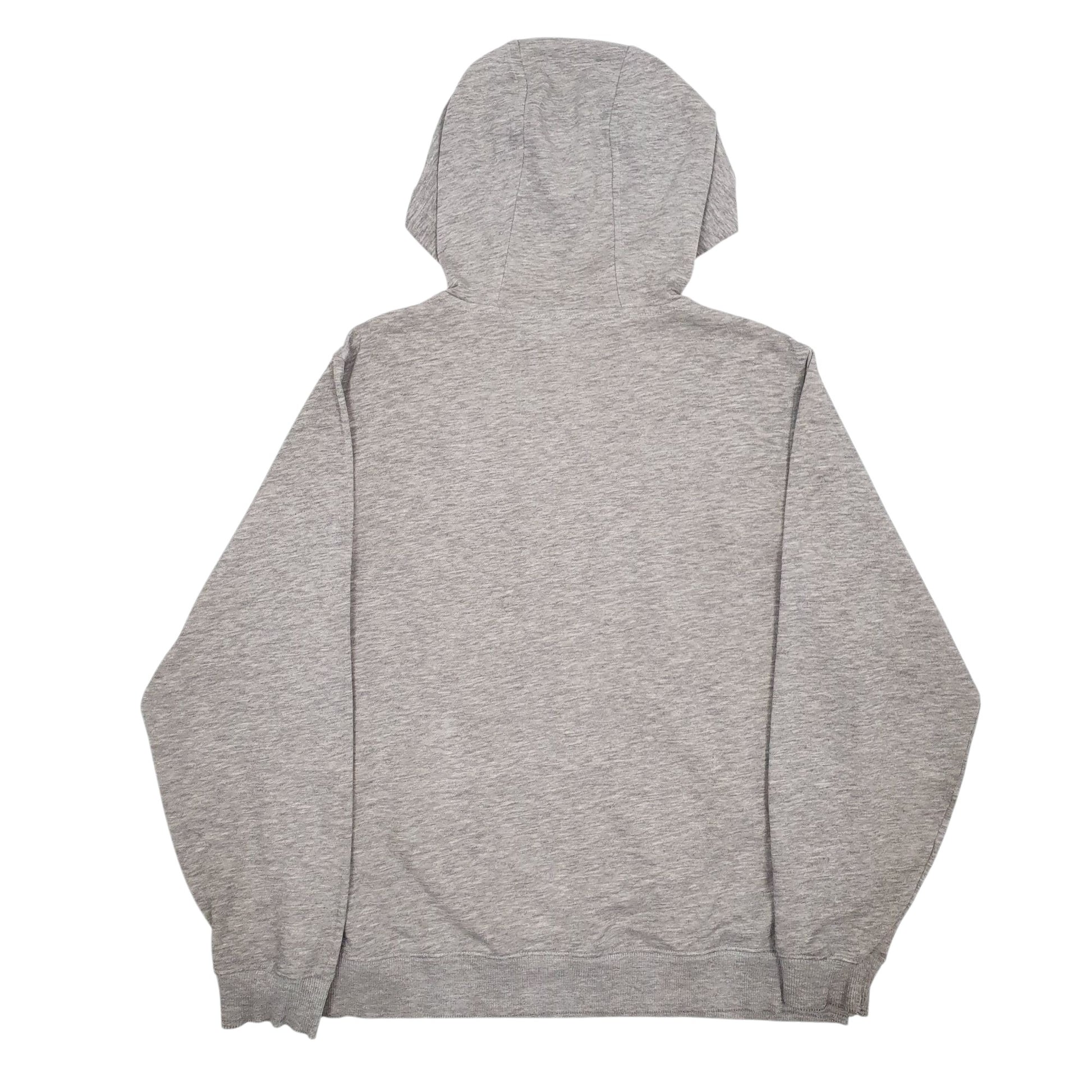 Womens Grey Adidas Baseball Hoodie Jumper