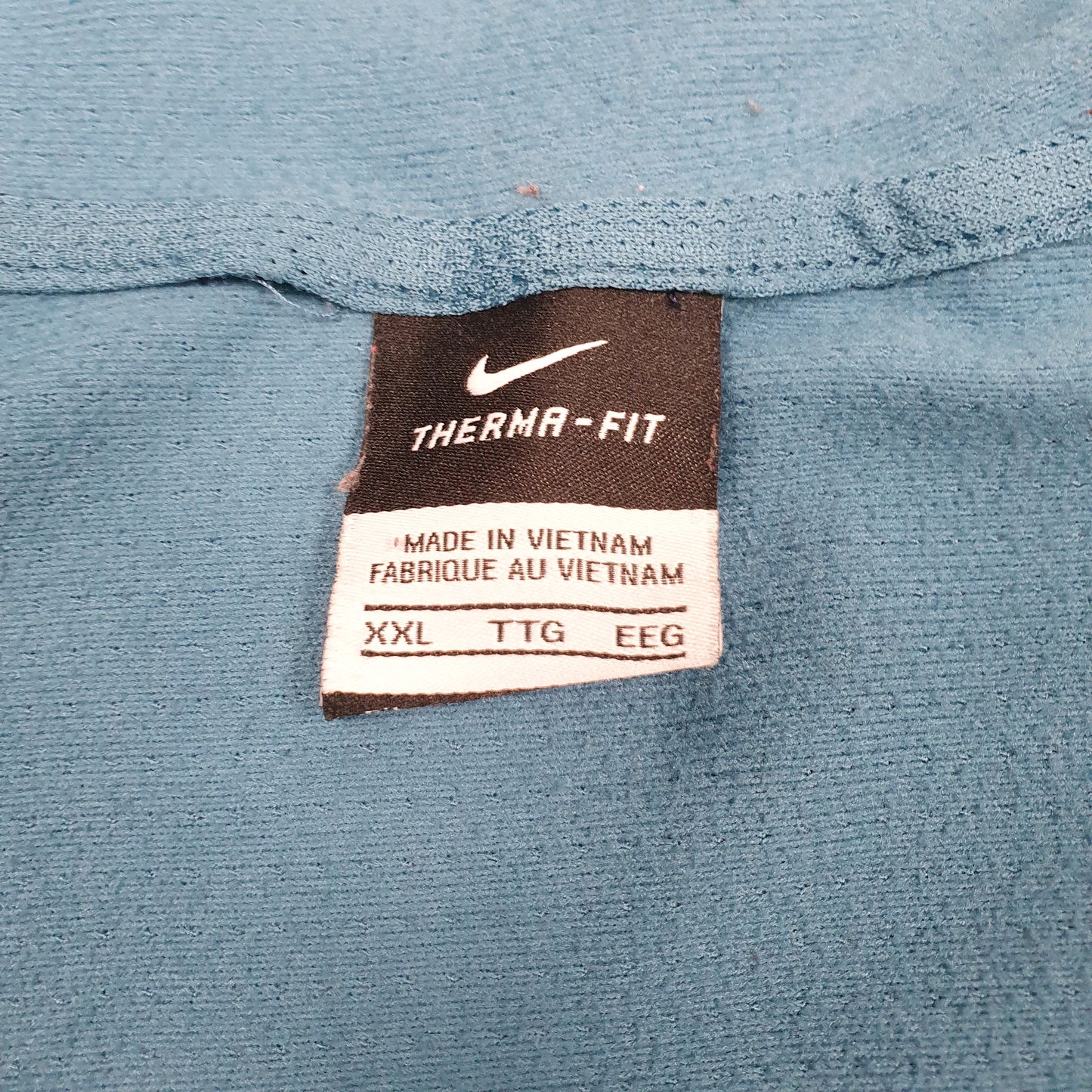 Mens Blue Nike Therma-Fit Full Zip Jumper