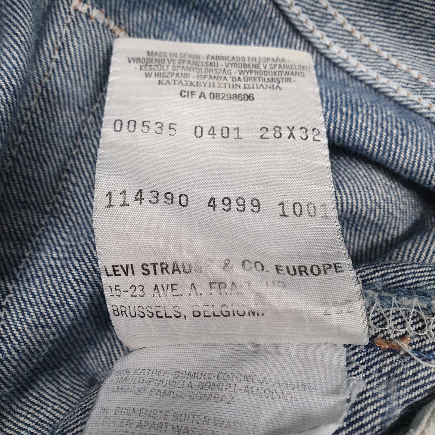 Mens Blue Levis Vintage 00s  Jeans