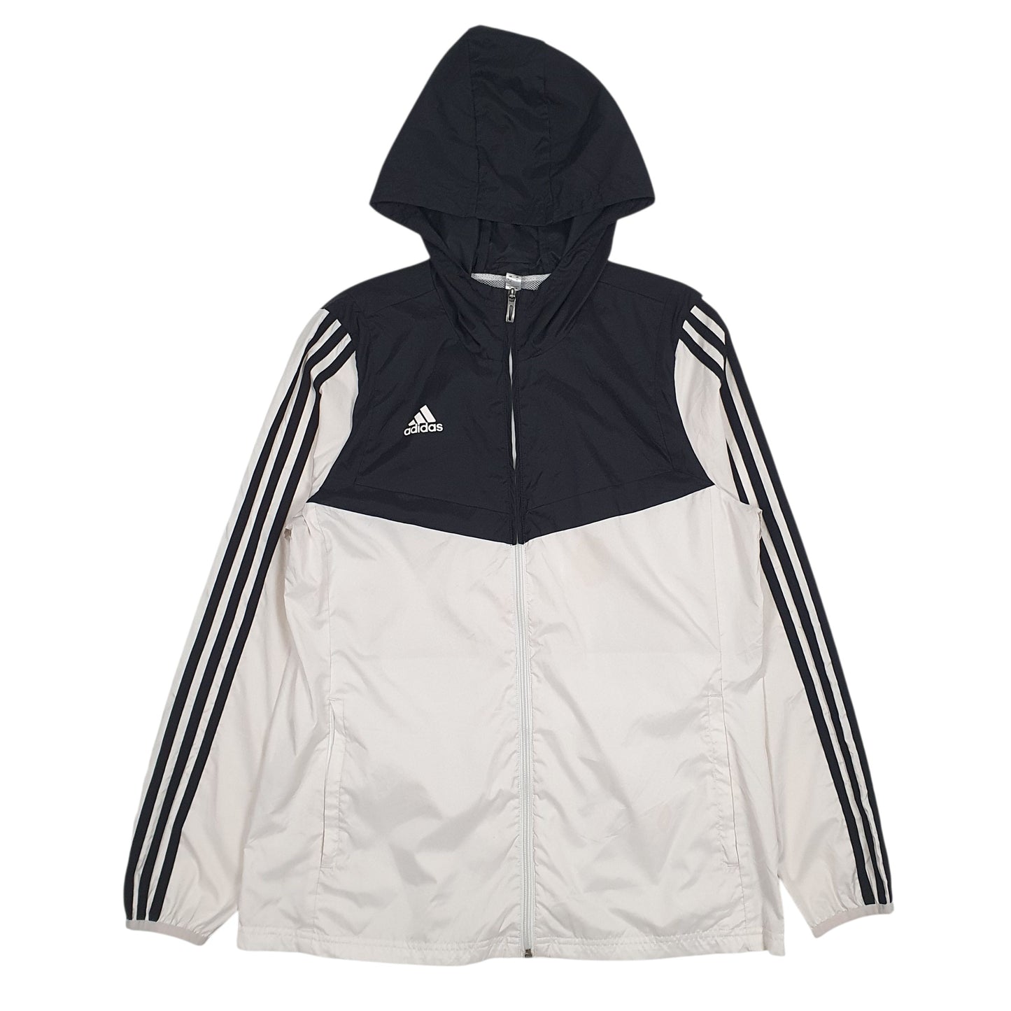 Womens White Adidas  Full Zip Coat