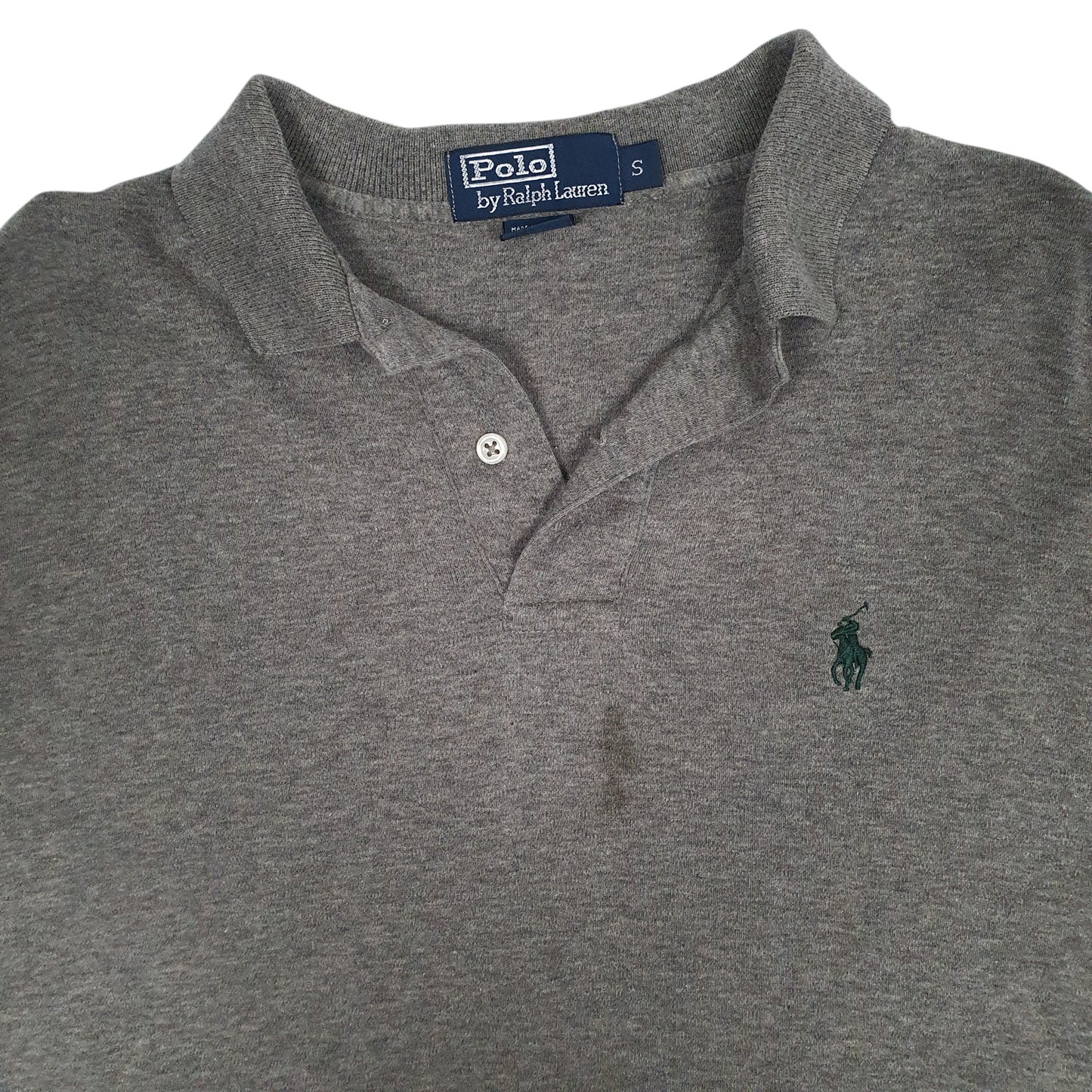 Mens Grey Polo Ralph Lauren   Polo Shirt