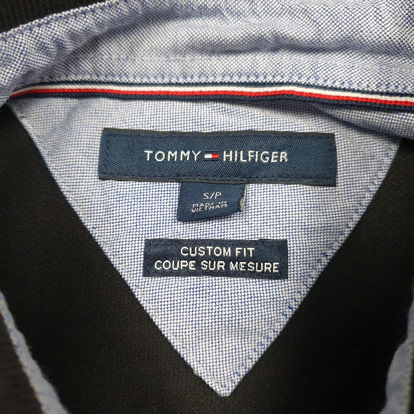 Mens Black Tommy Hilfiger   Polo Shirt