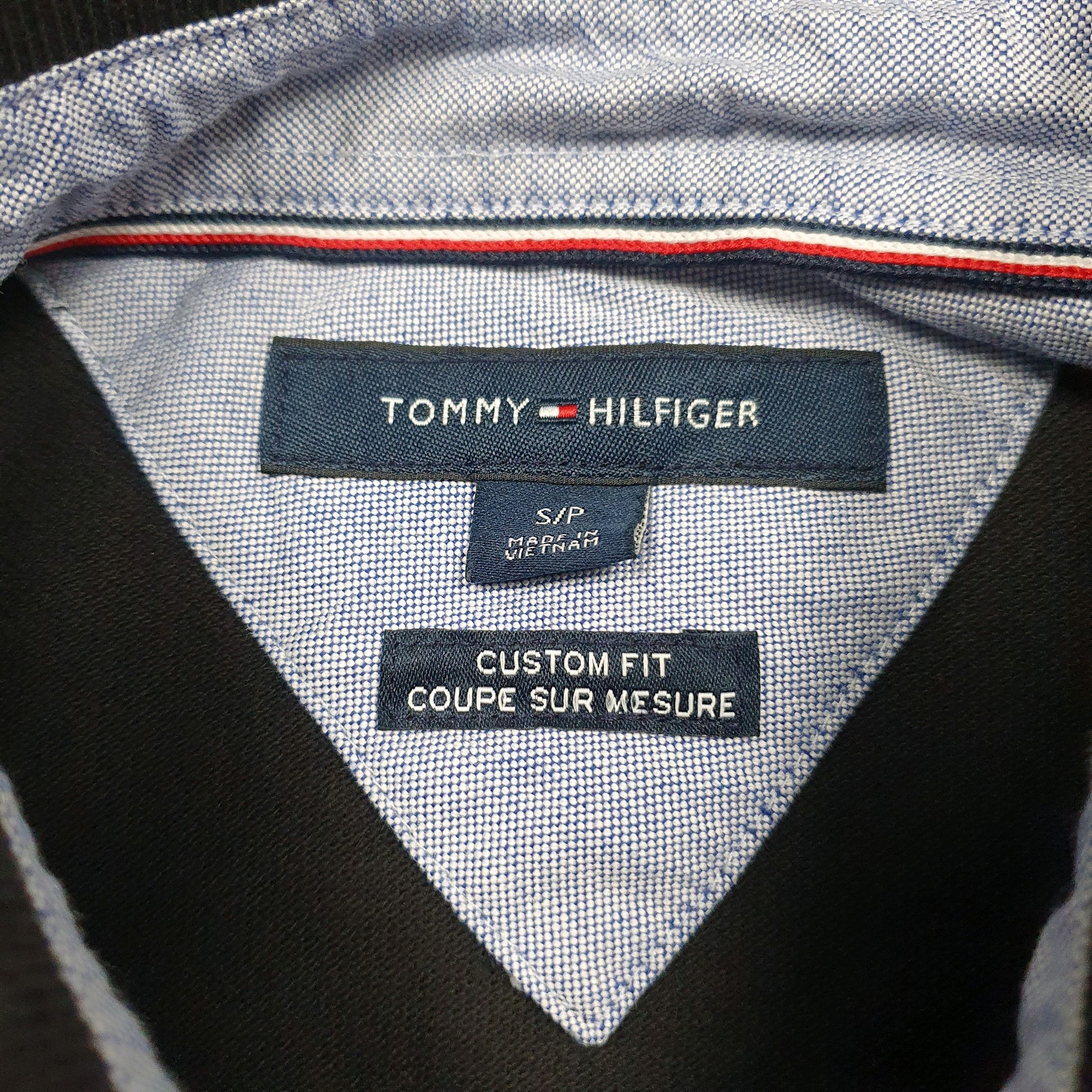 Mens Black Tommy Hilfiger   Polo Shirt