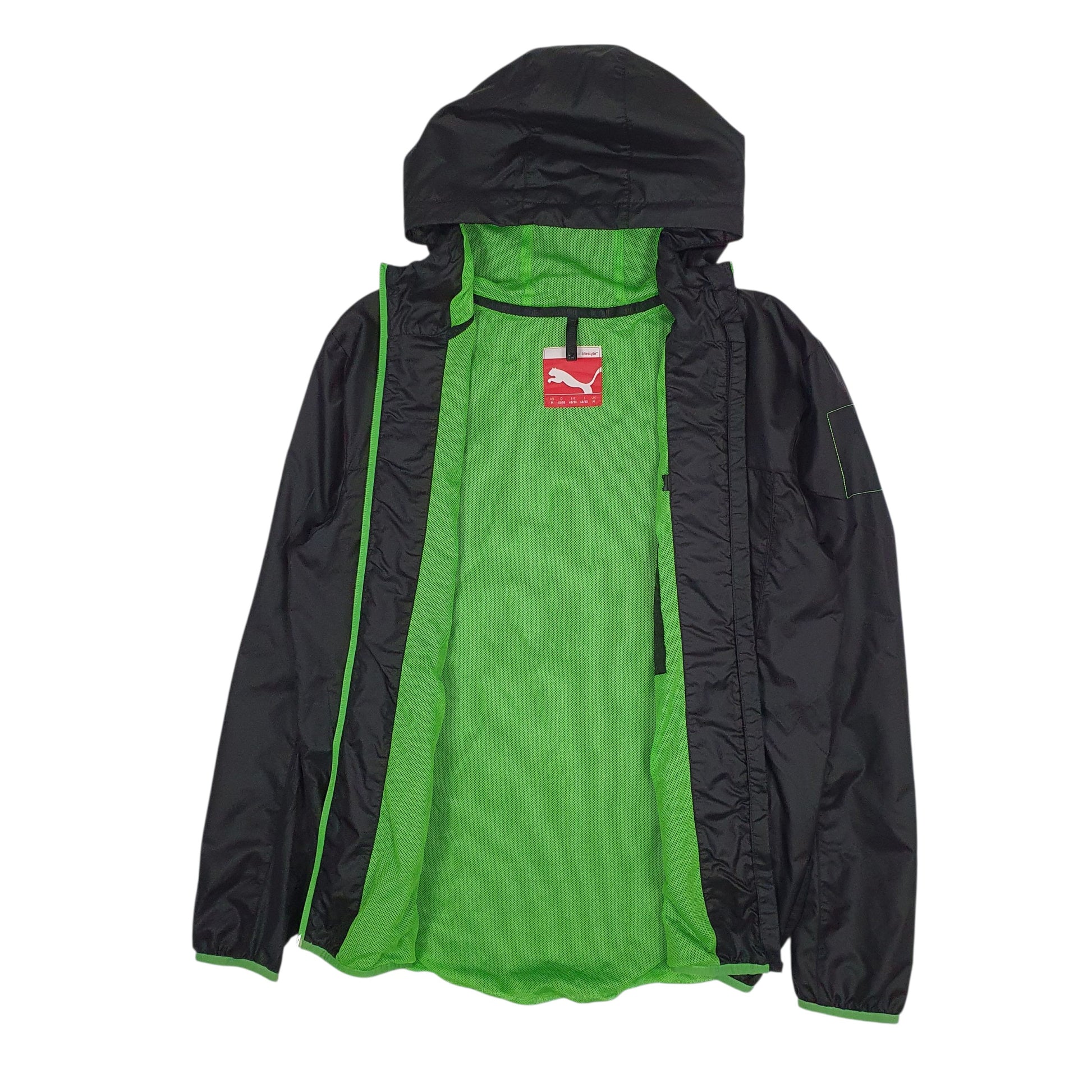 Mens Black Puma   Coat