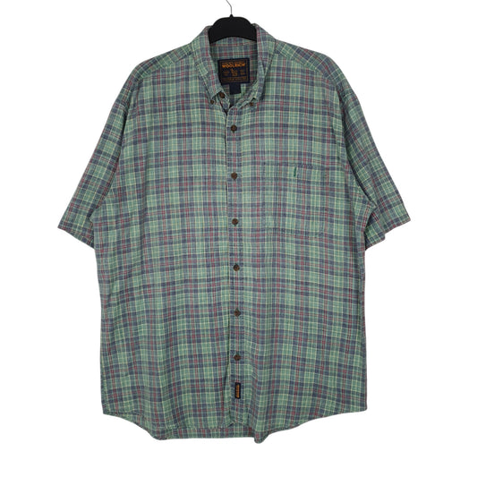 Mens Green Woolrich  Short Sleeve Shirt
