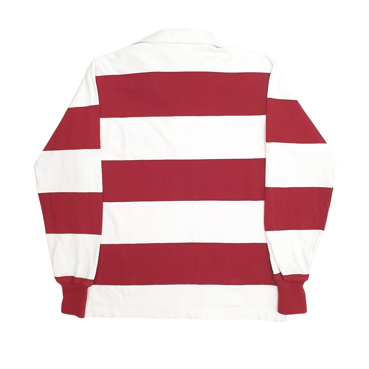 Mens Burgundy Barbarian Rugby Lafayette Crewneck Polo Shirt