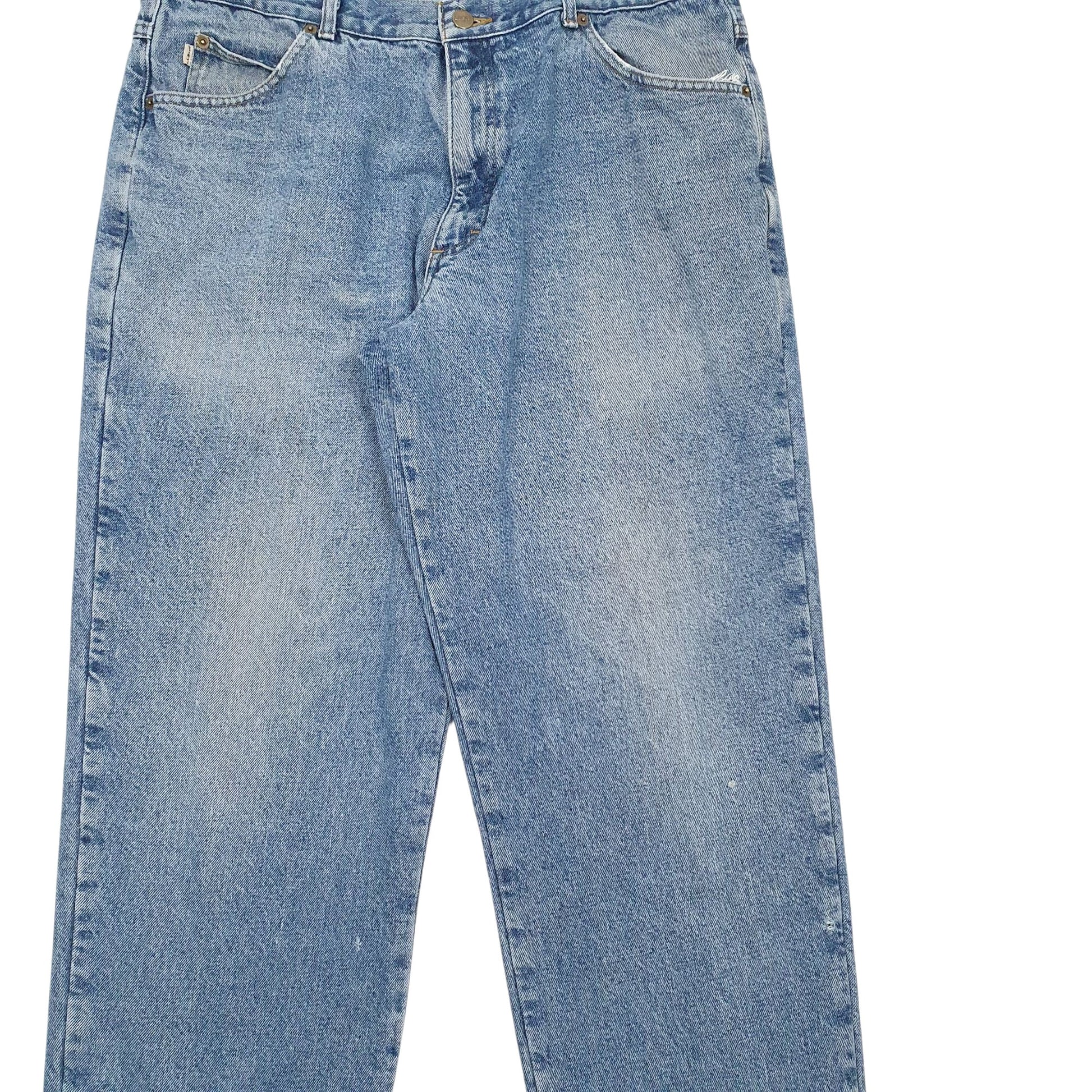 Mens Blue L.L.Bean Blanket Lined Double L 90s  Jeans