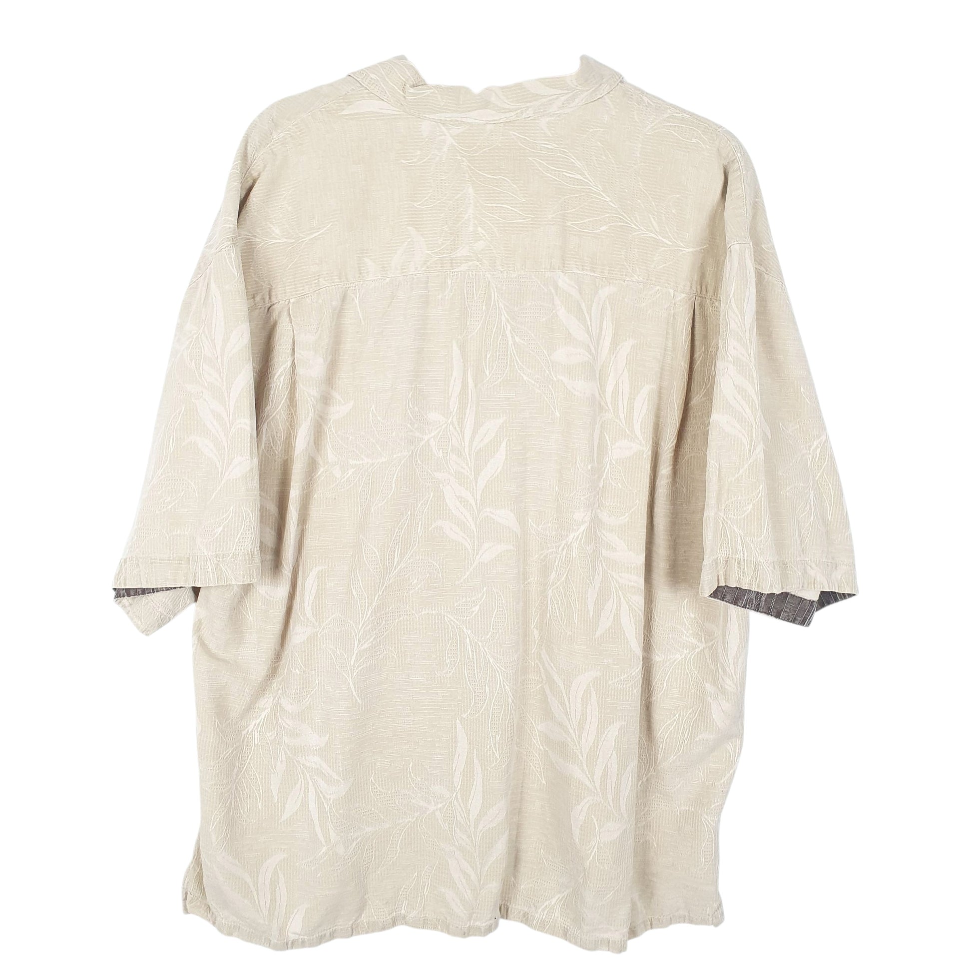 Mens Beige Jamaica Jaxx Haiwaiian  Shirt