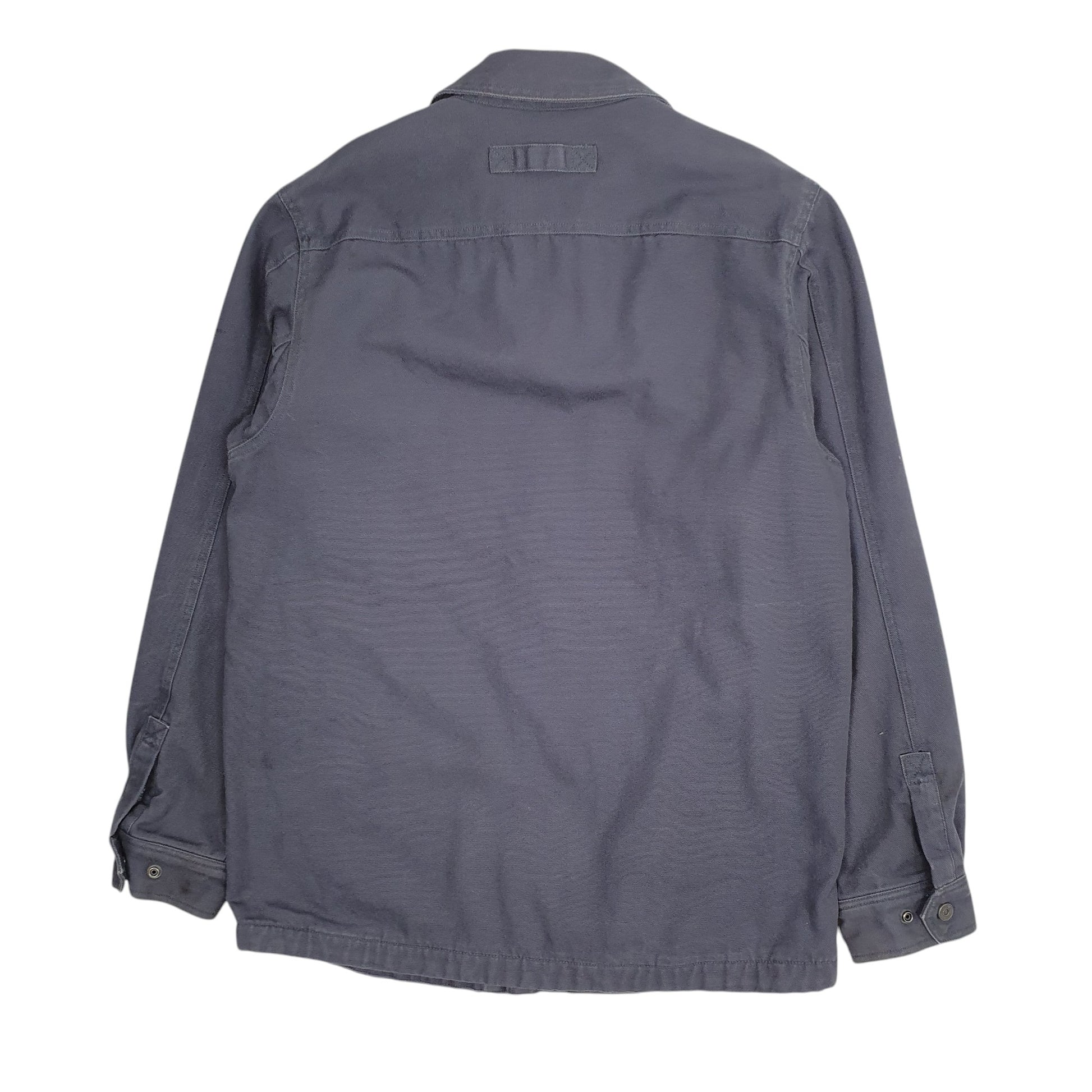 Mens Blue Duluth Trading Co Workwear Fleece Lined  Coat