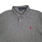 Mens Grey Polo Ralph Lauren   Polo Shirt