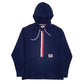 Mens Navy Tommy Hilfiger Half Zip Hoodie Jumper