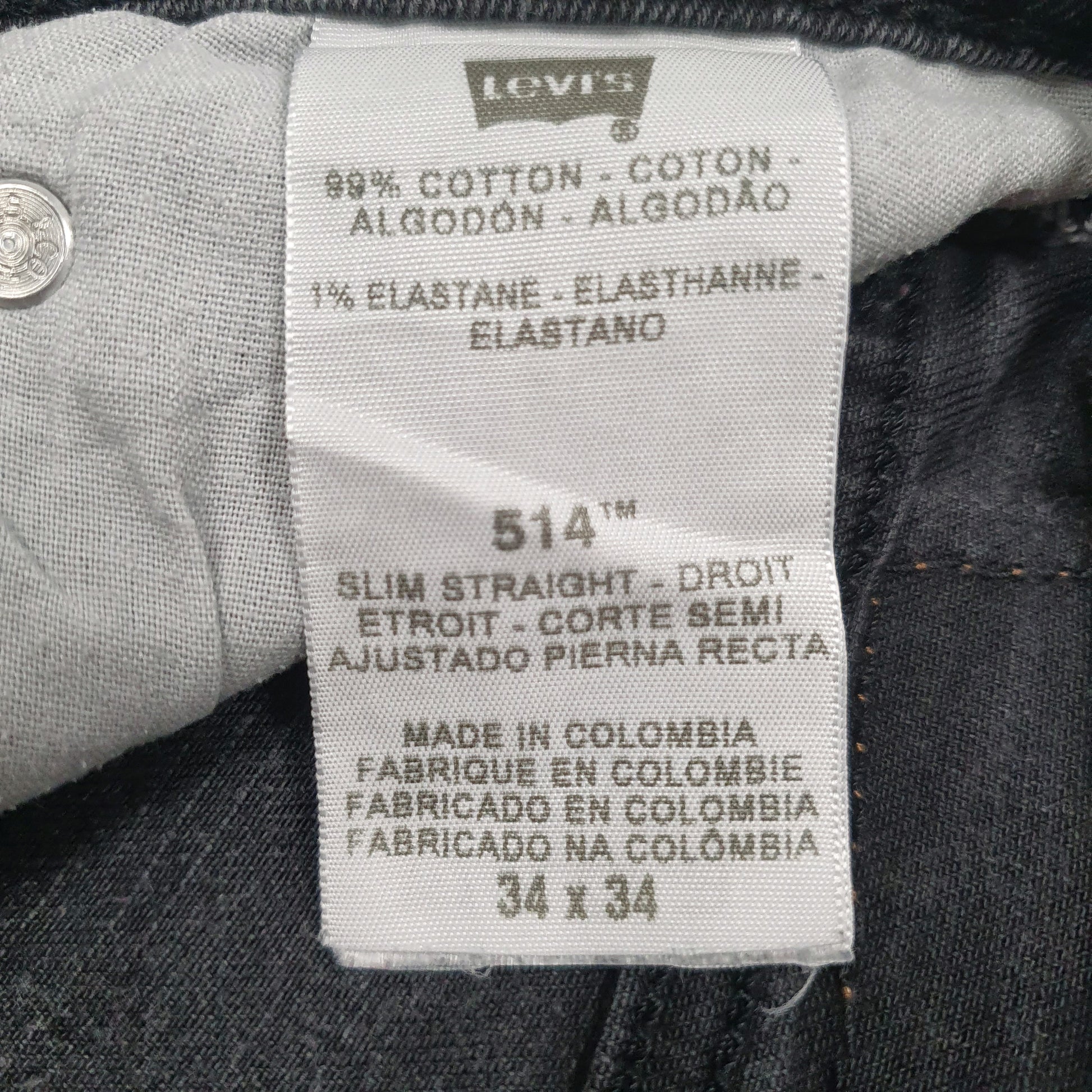 Mens Black Levis   Jeans