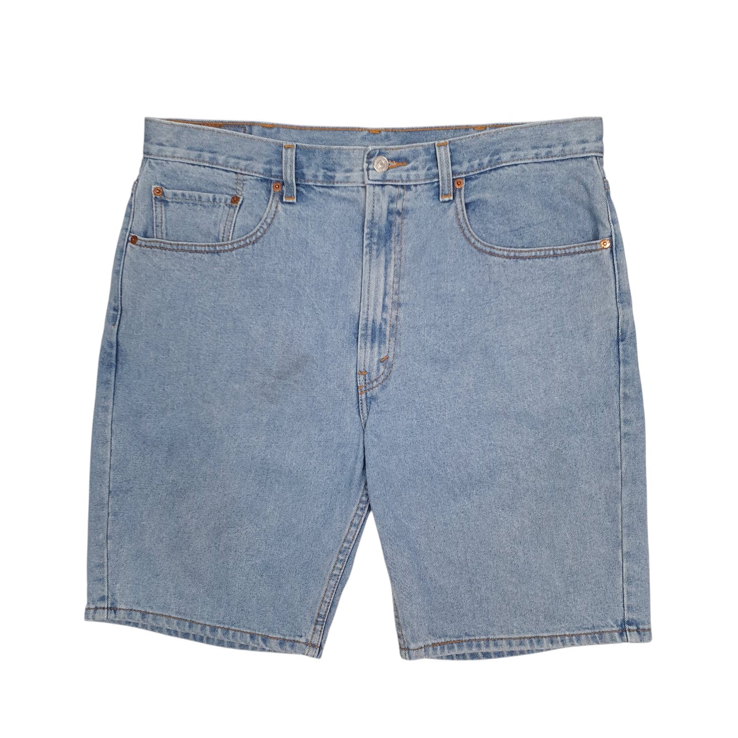 Mens Blue Levis 505 Denim Shorts