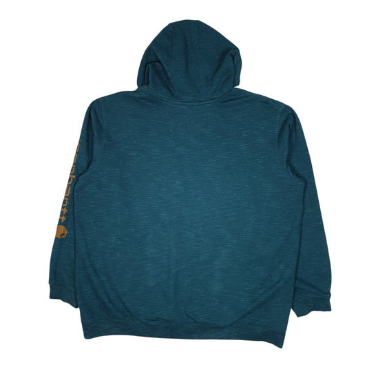 Mens Blue Carhartt  Hoodie Jumper