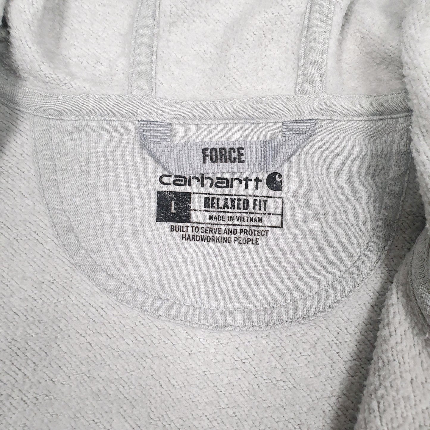 Mens Grey Carhartt  Full Zip Jumper