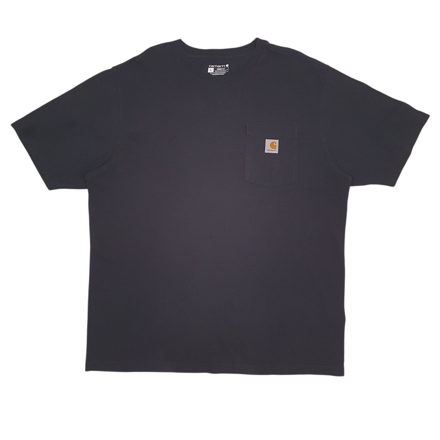 Mens Black Carhartt  Short Sleeve T Shirt