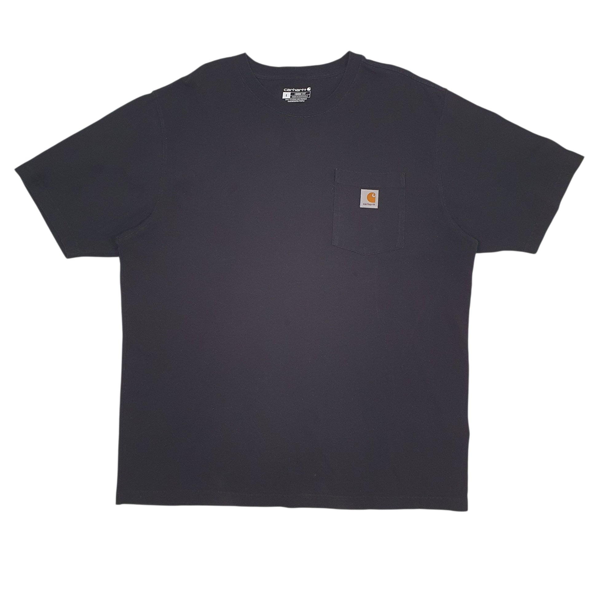 Mens Black Carhartt  Short Sleeve T Shirt