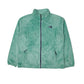 Womens Green The North Face Fluffy Sherpa Full Zip Jumper