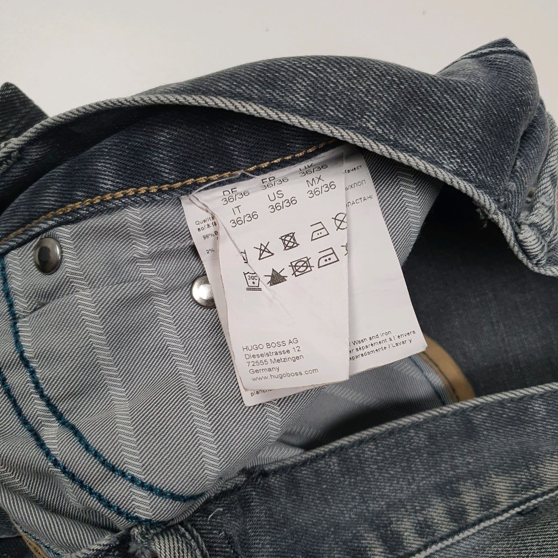 Mens Grey Hugo Boss   Jeans