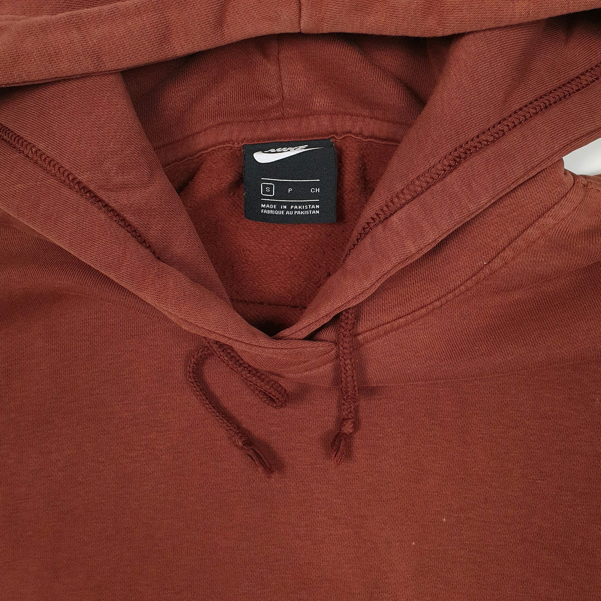 Womens Brown Nike Baggy Loose Fit Hoodie Jumper