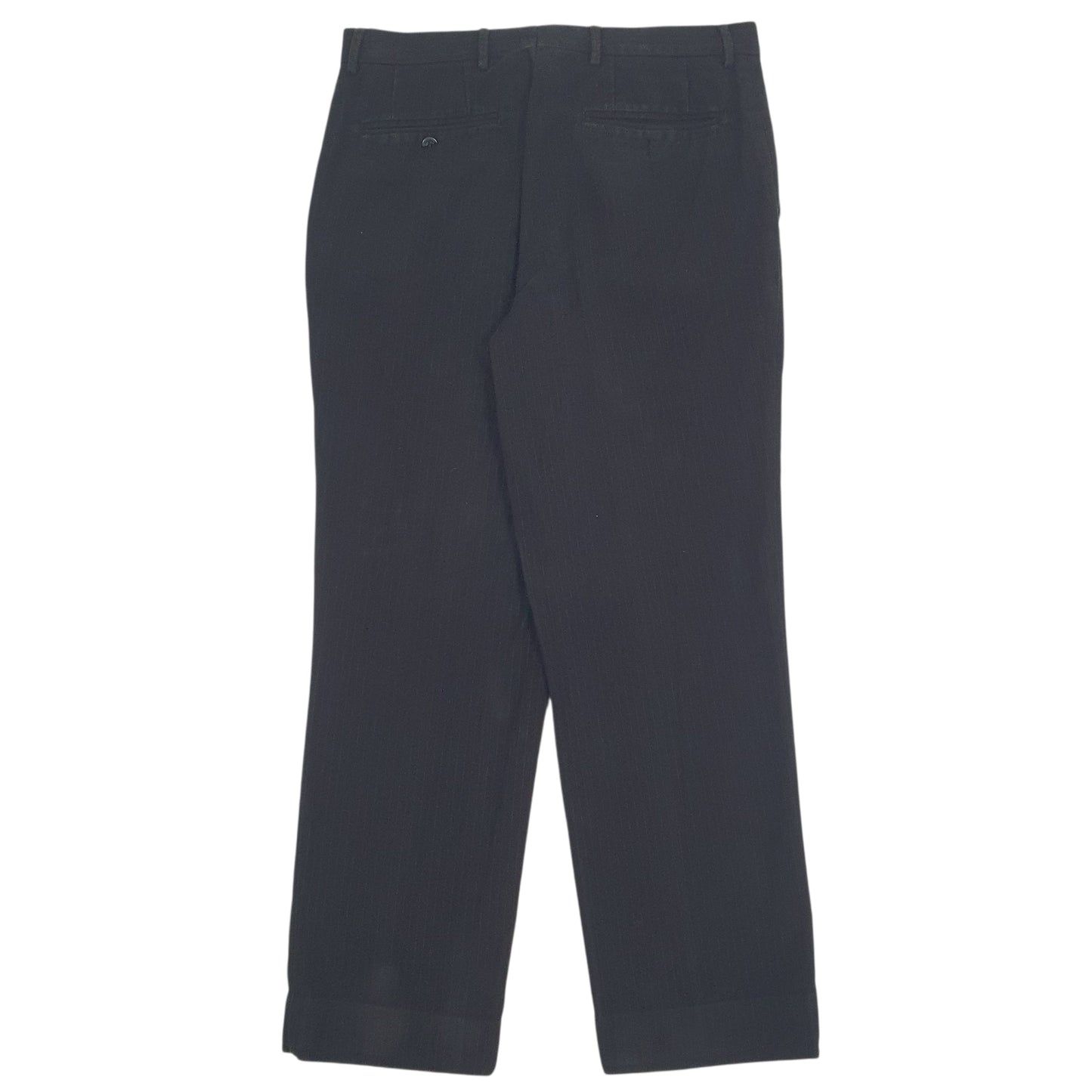 Mens Black Tommy Hilfiger Pinstripe  Trousers