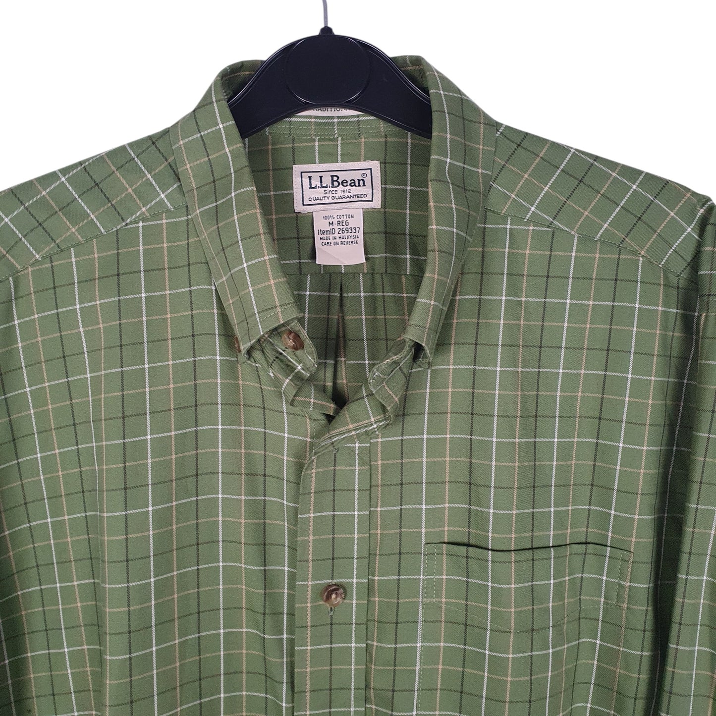 Mens Green L.L.Bean   Shirt