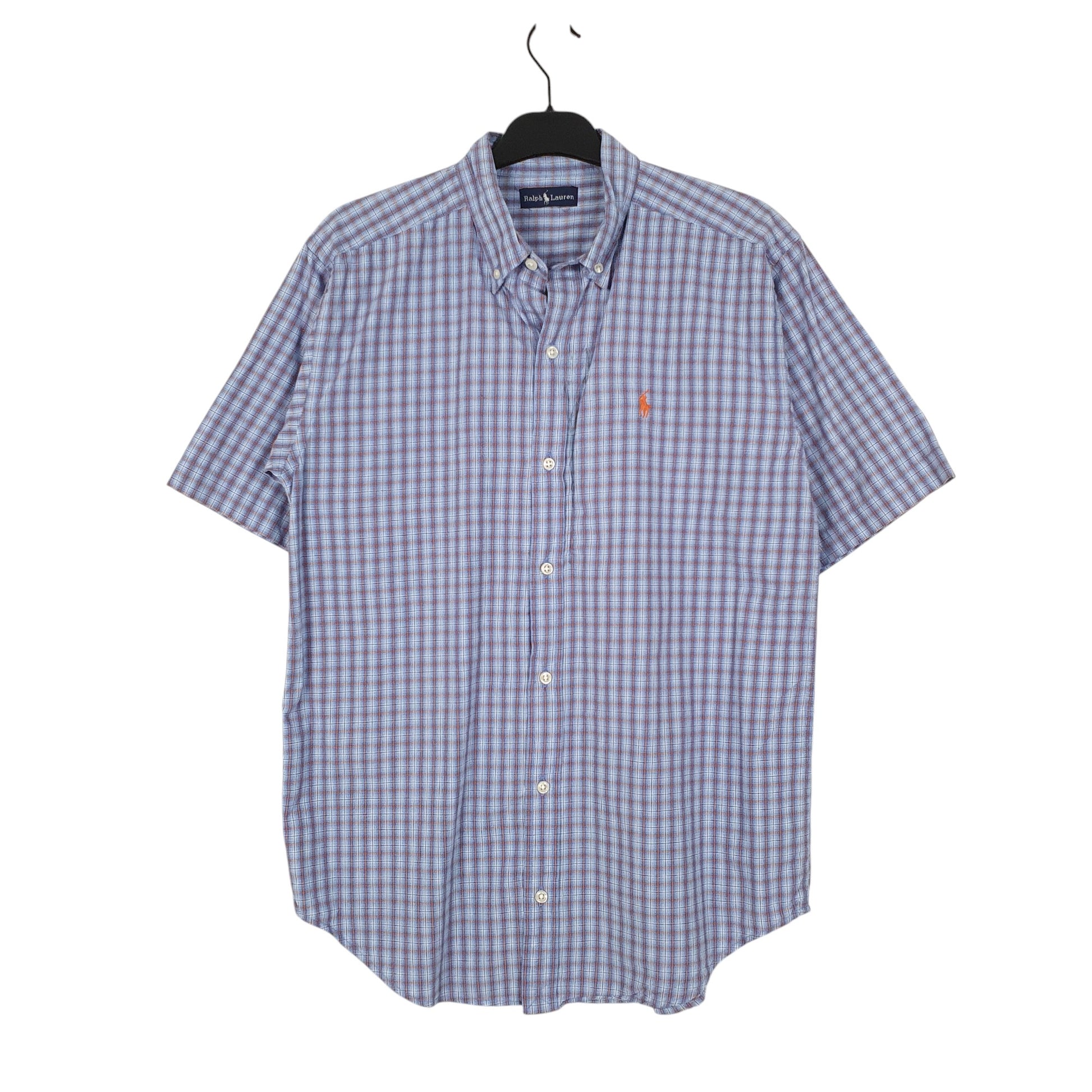 Mens Blue Ralph Lauren  Short Sleeve Shirt