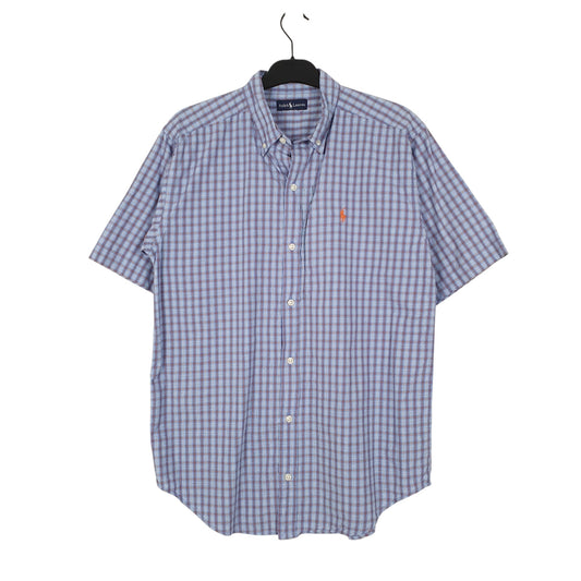 Mens Blue Ralph Lauren  Short Sleeve Shirt