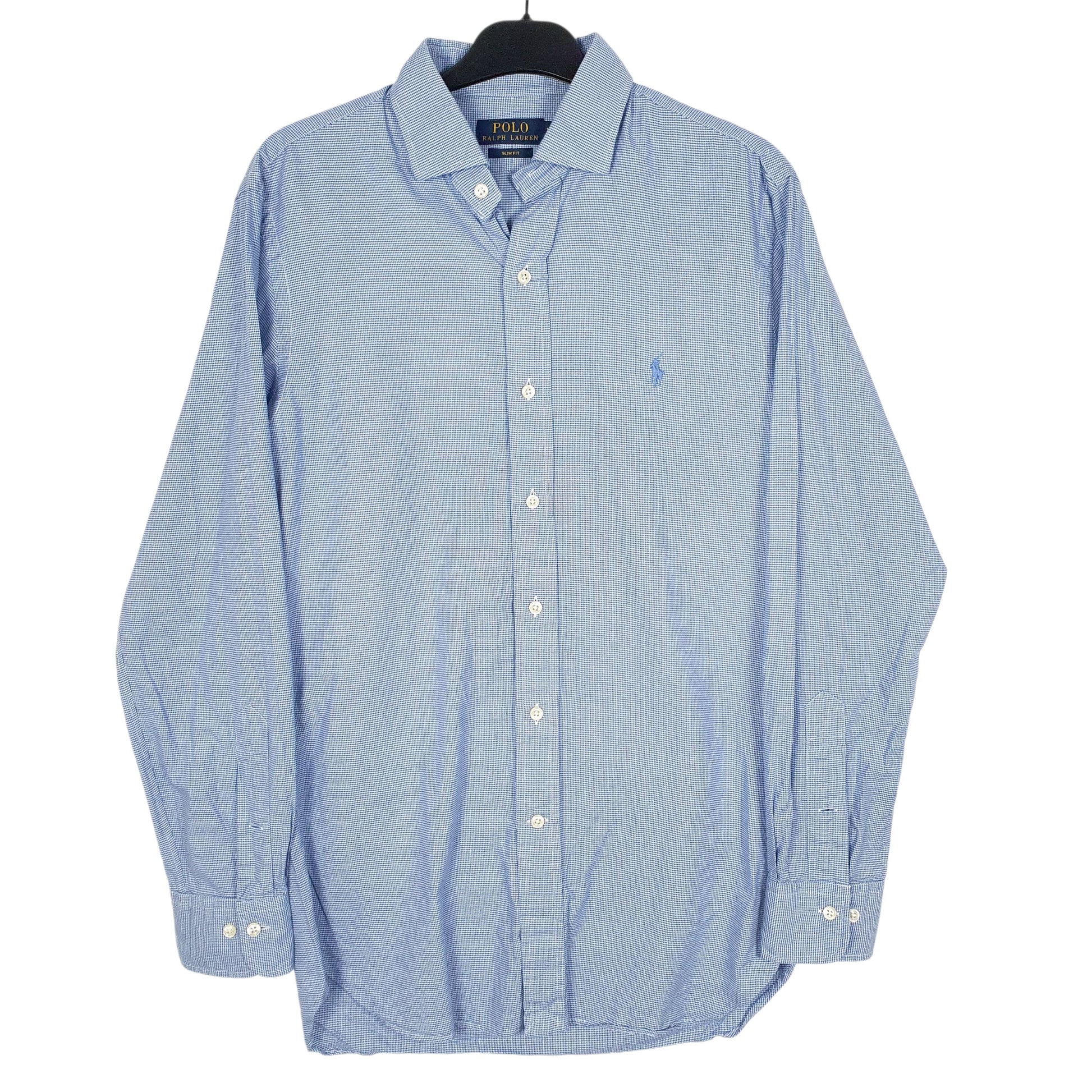 Mens Blue Ralph Lauren  Long Sleeve Shirt